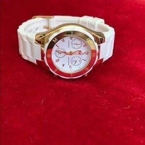 Michele silicone band watch 36mm-used
